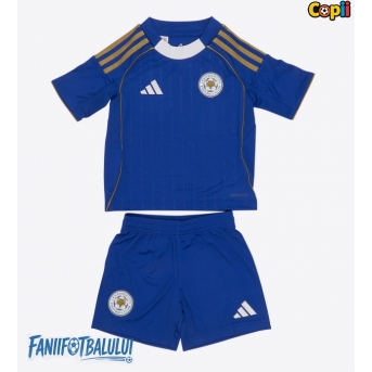 Leicester City Echipament de Fotbal Replică 2025-26 Copii Acasa (+ Șorturi)